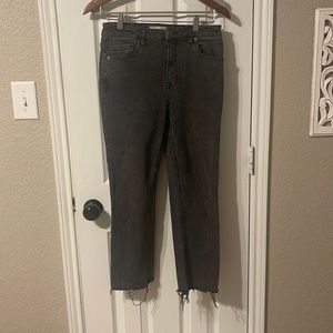 Harper heritage black wash 3/4 jeans